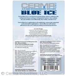 Cerma Blue Ice Qt Label Back